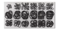 O-rõngaste valik 3-22 mm, 225 tk