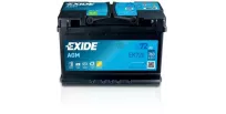 EXIDE 72AH 760A 278X175X190 AGM Start/stop -/+