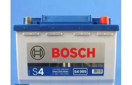 BOSCH 60Ah 540A 242X175X190MM -/+