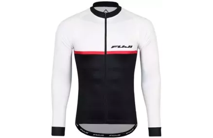 Pikk särk Fuji Race must-valge XXL