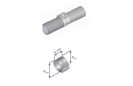 KLAMBER   FLEX  Ø 120/125 GALV