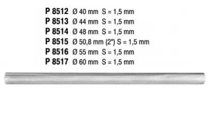 PERFOREERITUD TORU 1 m,  40 mm, S 1,5 mm