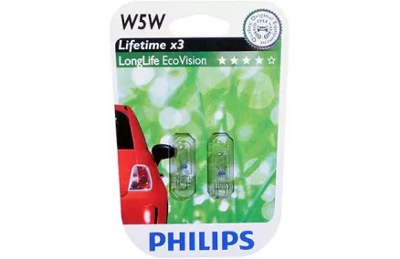 PHILIPS W5W LongLife EcoVision