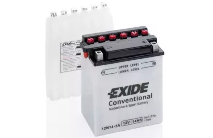 EXIDE 12V HOOLDATAV 14Ah 130A(EN) 134x89x166 -/+