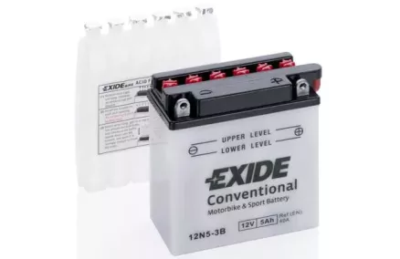 EXIDE 12V HOOLDATAV 5Ah 40A(EN) 120x60x130 -/+