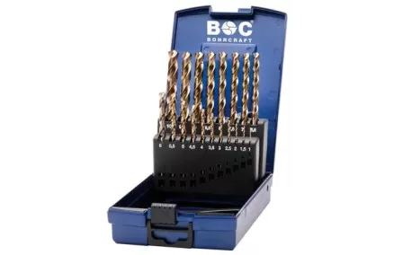 Koobaltpuuride komplekt 19-osa, 1-10  mm