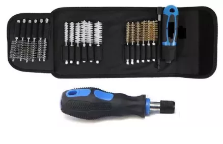 20-osa, Messing-/nailon-/terasharjade komplekt