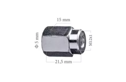 Piduritoru otsik M12X1 L=21,5 sw15