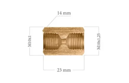 Piduritoru liide M10X1,25-M10X1,0