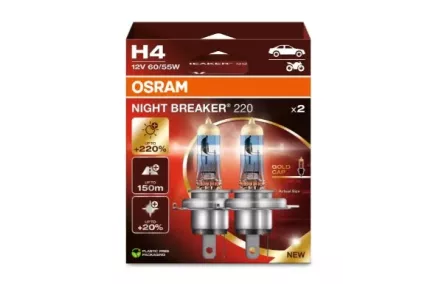 H4 60/55W NIGHT BREAKER LASER® +220%