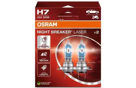 H7 55W NIGHT BREAKER LASER® +150%