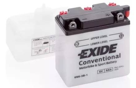 EXIDE 6V HOOLDATAV 6Ah 40A(EN) 98x56x110 +/-