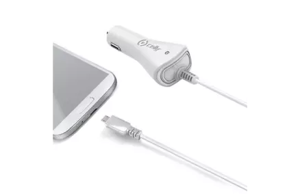 AUTOLAADIJA  12/24V 1A MICRO USB VALGE