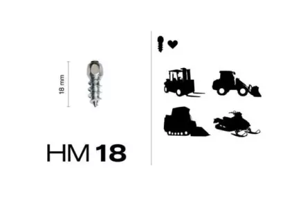 JÄÄNAAST HM18 Screw Studs 200TK