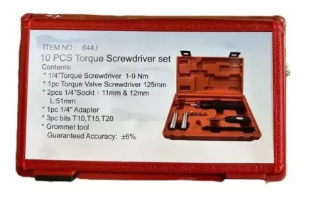 TPMS Paigalduskomplekt 10 osaline