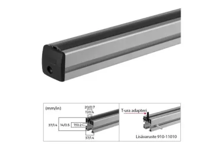 KATUSERAAMI TALA ALU L 134CM PROFESSIONAL