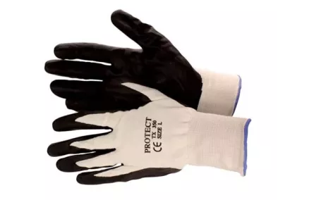 Nitriilkattega töökindad 9