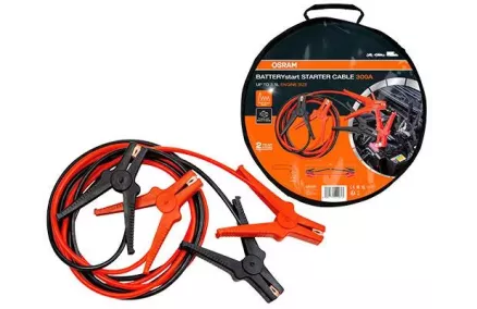 KÄIVITUSJUHTMED 300 CM, 300A, 16MM2, OSRAM