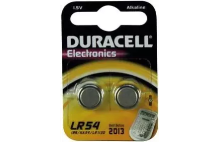 TABLETT-PATAREI, DURACELL, LR54, 1.5V, 2TK