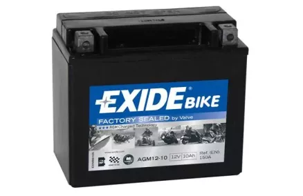 EXIDE 12V AGM 10Ah 180A(EN) 150x87x130 +/-