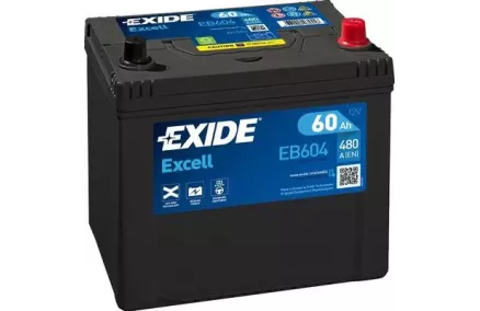EXIDE 60AH 480A 230X173X222 -/+
