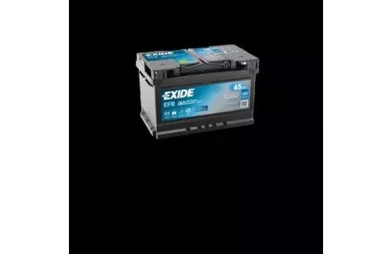 EXIDE 65AH 650A 278X175X175 EFB Start/Stop -/+