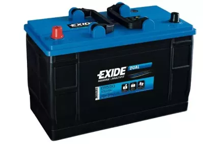EXIDE 115AH  550A 350X175X235 EXIDE DUAL +/-