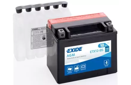 EXIDE 12V MF 10Ah 180A(EN) 150x87x130 +/-