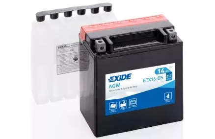 EXIDE 12V MF 14Ah 220A(EN) 150x87x161 +/-