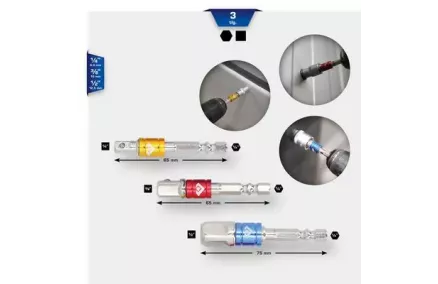 1/4" adapterite komplekt