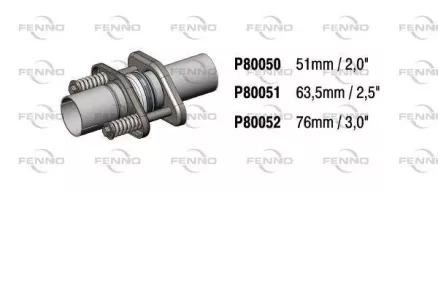 FLANTSIKOMPLEKT 63.5 MM