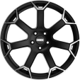 FONDMETAL Fondmetal Zephyrus Matt Black Machined 8,5x19 5x112 ET45 CB66,6 R13 850 kg