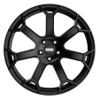 FONDMETAL Fondmetal Zephyrus Glossy Black 8,5x19 5x112 ET32 CB66,6 R13 850 kg