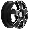 DEZENT Dezent Van dark Black/polished 6,5x16 5x114.3 ET50 CB66,1 60° 1350 kg