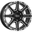 DOTZ Dotz Kalahari dark Black/polished 8x17 5x127 ET30 CB71,6 60° 1150 kg