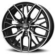 MOMO Momo Spider Matt Black Polished 8,5x19 5x112 ET30 CB79,5 60° 750 kg