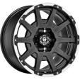 Sparco Sparco Dakar Matt Black Lip Polished+Rivets 7,5x17 5x112 ET35 CB73,1 60° 850 kg