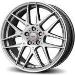 MOMO Momo Competizione Titan-Silver Polished 8x18 5x114.3 ET40 CB72,3 60° 700 kg