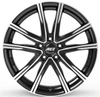 AEZ AEZ Montreal dark Black/polished 8x20 5x108 ET50 CB63,4 60° 815 kg