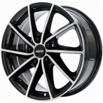 ALUTEC Alutec Singa diamond-black frontpolished 7x17 5x108 ET50 CB63,4 60° 710 kg