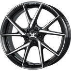 ALUTEC Alutec ADX.01 diamond-black frontpolished 7,5x18 4x100 ET45 CB63,3 60° 635 kg