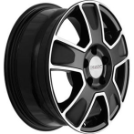 DEZENT Dezent Van dark Black/polished 6,5x16 5x114.3 ET50 CB66,1 60° 1350 kg