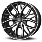MOMO Momo Spider Matt Black Polished 8,5x19 5x112 ET30 CB79,5 60° 750 kg