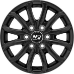 Msw MSW 48 Van 6 Holes Matt Black 6,5x16 6x130 ET62 CB84,1 R14 1350 kg