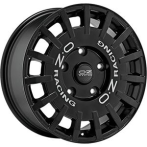 Oz Racing OZ Racing Rally Racing Gloss Black Silver Lettering 8x18 5x112 ET45 CB75,0 R12 650 kg