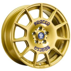 Sparco Sparco Terra Race Gold Blue Lettering 7,5x17 5x100 ET48 CB63,3 60° 610 kg