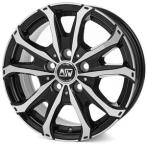 Msw MSW 48 Van Gloss Black Full Polished 6,5x16 5x120 ET60 CB65,1 R14 1125 kg