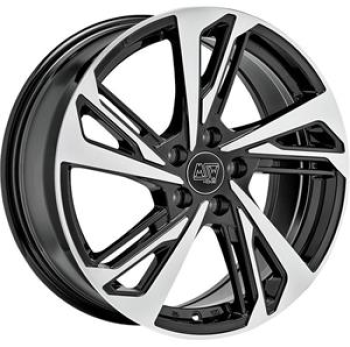 MSW 60 Gloss Black Full Polished 7,5x17 5x112 ET38 CB66,6 R13 725 kg