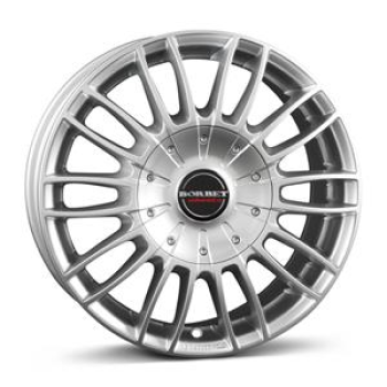 Borbet CW3 sterling silver 7,5x17 5x120 ET55 CB65.1 R14 1255 kg