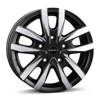 Borbet CW5 black polished matt 6,5x16 5x120 ET60 CB65,1 R14 1260 kg